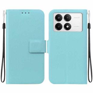 For Redmi K70 / K70 Pro / Poco F6 Pro Ultra-thin Voltage Magnetic Buckle Leather Phone Case(Green)