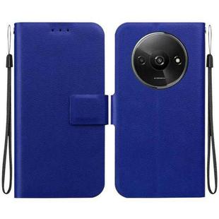 For Redmi A3 Ultra-thin Voltage Magnetic Buckle Leather Phone Case(Blue)