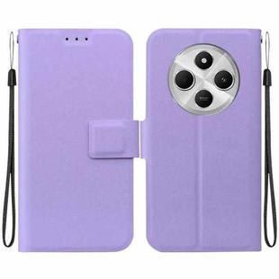 For Redmi 14C 4G Ultra-thin Voltage Magnetic Buckle Leather Phone Case(Purple)