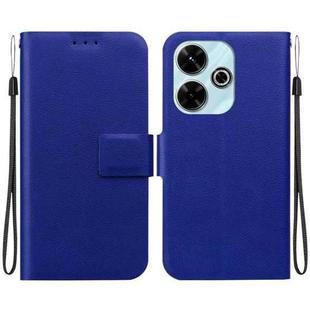 For Redmi 13 4G / Poco M6 4G Ultra-thin Voltage Magnetic Buckle Leather Phone Case(Blue)