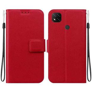 For Redmi 9 Activ / Xiaomi Poco C31 Ultra-thin Voltage Magnetic Buckle Leather Phone Case(Red)