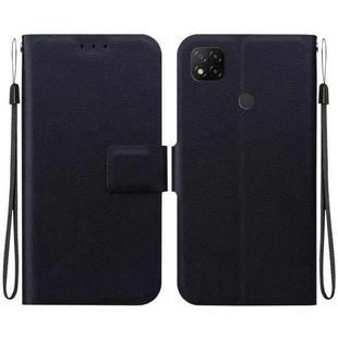 For Redmi 9 Activ / Xiaomi Poco C31 Ultra-thin Voltage Magnetic Buckle Leather Phone Case(Black)