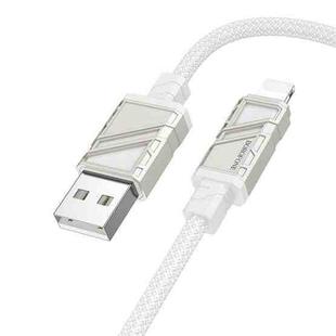 Borofone BU54 Might 2.4A USB to 8 Pin Data Cable, Length: 1.2m(White)