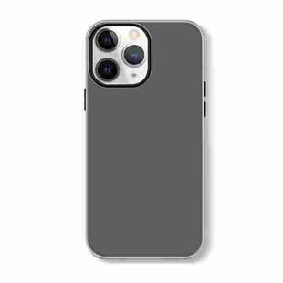 For iPhone 11 Pro Max Skin Feeling Jelly Series TPU + PC Full Coverage Phone Case(Black)