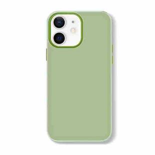 For iPhone 12 Skin Feeling Jelly Series TPU + PC Full Coverage Phone Case(Green)