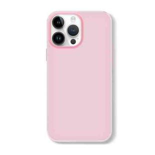 For iPhone 12 Pro Max Skin Feeling Jelly Series TPU + PC Full Coverage Phone Case(Pink)