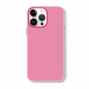 For iPhone 12 Pro Max Skin Feeling Jelly Series TPU + PC Full Coverage Phone Case(Rose Red)