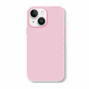 For iPhone 14 Skin Feeling Jelly Series TPU + PC Full Coverage Phone Case(Pink)