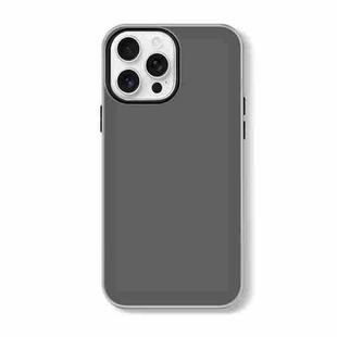 For iPhone 16 Pro Skin Feeling Jelly Series TPU + PC Full Coverage Phone Case(Black)