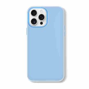 For iPhone 16 Pro Skin Feeling Jelly Series TPU + PC Full Coverage Phone Case(Blue)