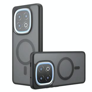 For vivo iQOO 13 Armor MagSafe PC Hybrid TPU Phone Case(Frosted Black)