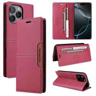 For iPhone 12 Pro GQUTROBE G01 RFID Anti-theft Leather Phone Case(Red)