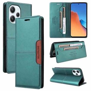 For Redmi 12 4G GQUTROBE G01 RFID Anti-theft Leather Phone Case(Green)