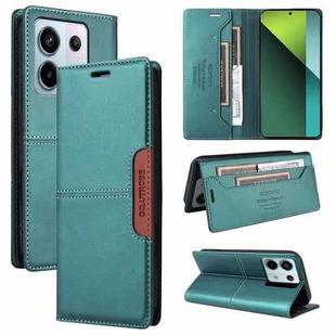 For Redmi Note 13 Pro 5G GQUTROBE G01 RFID Anti-theft Leather Phone Case(Green)