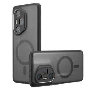 For Honor 300 Pro / 300 Ultra Armor MagSafe Precise Hole PC Hybrid TPU Phone Case(Frosted Black)