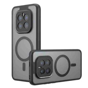 For Honor GT Pro Armor MagSafe Precise Hole PC Hybrid TPU Phone Case(Frosted Black)