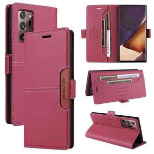 For Samsung Galaxy Note20 Ultra GQUTROBE G01 RFID Anti-theft Leather Phone Case(Red)