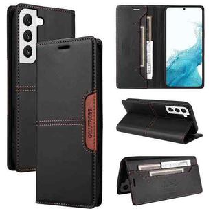 For Samsung Galaxy S21+ 5G GQUTROBE G01 RFID Anti-theft Leather Phone Case(Black)