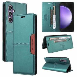 For Samsung Galaxy S24 5G GQUTROBE G01 RFID Anti-theft Leather Phone Case(Green)