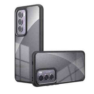 For OPPO Reno12 Global Armor Big Pore PC Hybrid TPU Phone Case(Transparent)