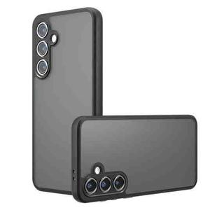 For Samsung Galaxy S25 5G Armor Precise Hole PC Hybrid TPU Phone Case(Transparent)