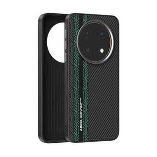 For Huawei Mate 70 ABEEL 6D Micro Relief MagSafe Magnetic Phone Case(Green)