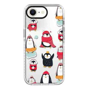 For iPhone 7 / 8 / SE 2020 2022 Simple Illustration Pattern Full Coverage Phone Case(Winter Penguin)