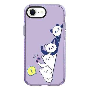 For iPhone 7 / 8 / SE 2020 2022 Simple Illustration Pattern Full Coverage Phone Case(Summer Panda B)