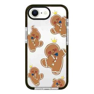For iPhone 7 / 8 / SE 2020 2022 Simple Illustration Pattern Full Coverage Phone Case(Gingerbread Man)