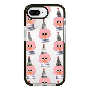 For iPhone 7 Plus / 8 Plus Simple Illustration Pattern Full Coverage Phone Case(Lady)