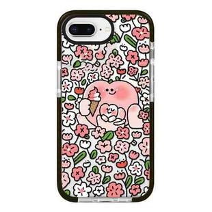 For iPhone 7 Plus / 8 Plus Simple Illustration Pattern Full Coverage Phone Case(Cute Little Heart C)