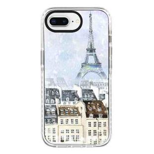 For iPhone 7 Plus / 8 Plus Simple Illustration Pattern Full Coverage Phone Case(Earlysnow A)