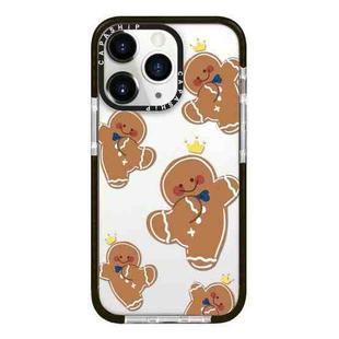 For iPhone 11 Pro Simple Illustration Pattern Full Coverage Phone Case(Gingerbread Man)