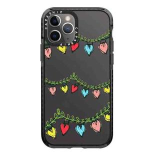 For iPhone 11 Pro Max Simple Illustration Pattern Full Coverage Phone Case(Christmas Tree B)