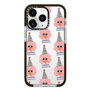 For iPhone 11 Pro Max Simple Illustration Pattern Full Coverage Phone Case(Lady)