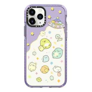 For iPhone 11 Pro Max Simple Illustration Pattern Full Coverage Phone Case(Corner Creature A)