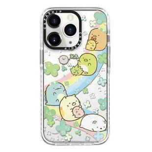 For iPhone 11 Pro Max Simple Illustration Pattern Full Coverage Phone Case(Corner Creature B)