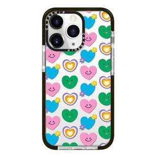 For iPhone 11 Pro Max Simple Illustration Pattern Full Coverage Phone Case(Smile Flower B)