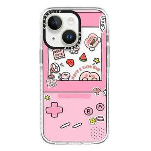 For iPhone 13 Simple Illustration Pattern Full Coverage Phone Case(Cute Little Heart B)