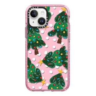 For iPhone 13 mini Simple Illustration Pattern Full Coverage Phone Case(Christmas Tree A)