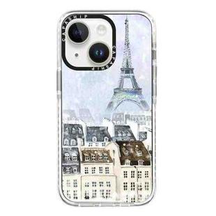 For iPhone 13 mini Simple Illustration Pattern Full Coverage Phone Case(Earlysnow A)