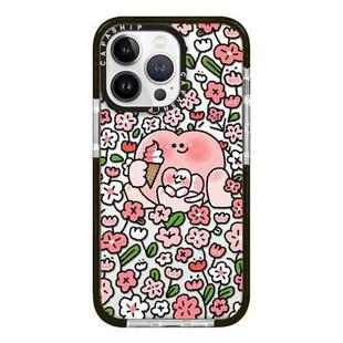 For iPhone 13 Pro Simple Illustration Pattern Full Coverage Phone Case(Cute Little Heart C)