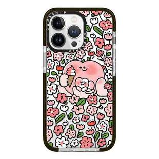 For iPhone 13 Pro Max Simple Illustration Pattern Full Coverage Phone Case(Cute Little Heart C)