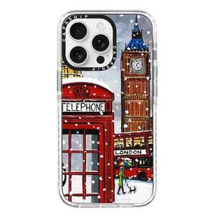 For iPhone 13 Pro Max Simple Illustration Pattern Full Coverage Phone Case(Earlysnow B)