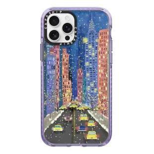 For iPhone 14 Pro Simple Illustration Pattern Full Coverage Phone Case(Earlysnow C)