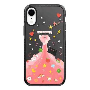 For iPhone XR Simple Illustration Pattern Full Coverage Phone Case(Cute Little Heart A)