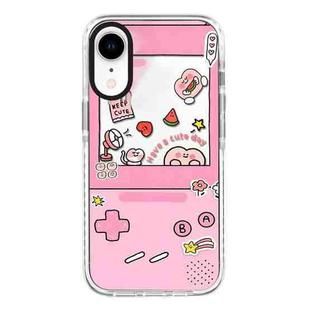 For iPhone XR Simple Illustration Pattern Full Coverage Phone Case(Cute Little Heart B)