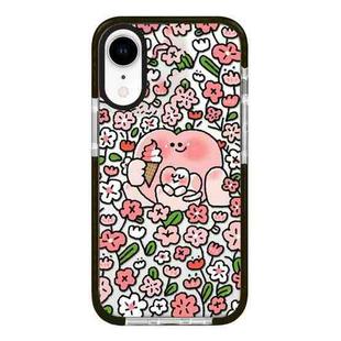 For iPhone XR Simple Illustration Pattern Full Coverage Phone Case(Cute Little Heart C)