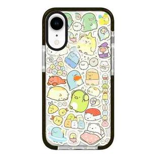 For iPhone XR Simple Illustration Pattern Full Coverage Phone Case(Corner Creature C)