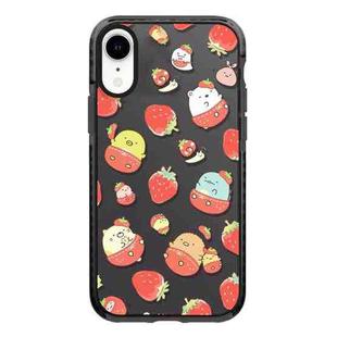 For iPhone XR Simple Illustration Pattern Full Coverage Phone Case(Corner Creature D)